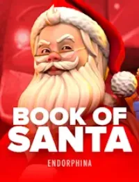 book of santa slot logo