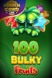 100 bulky fruits golden coins link game logo