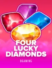 four lucky diamonds game logo